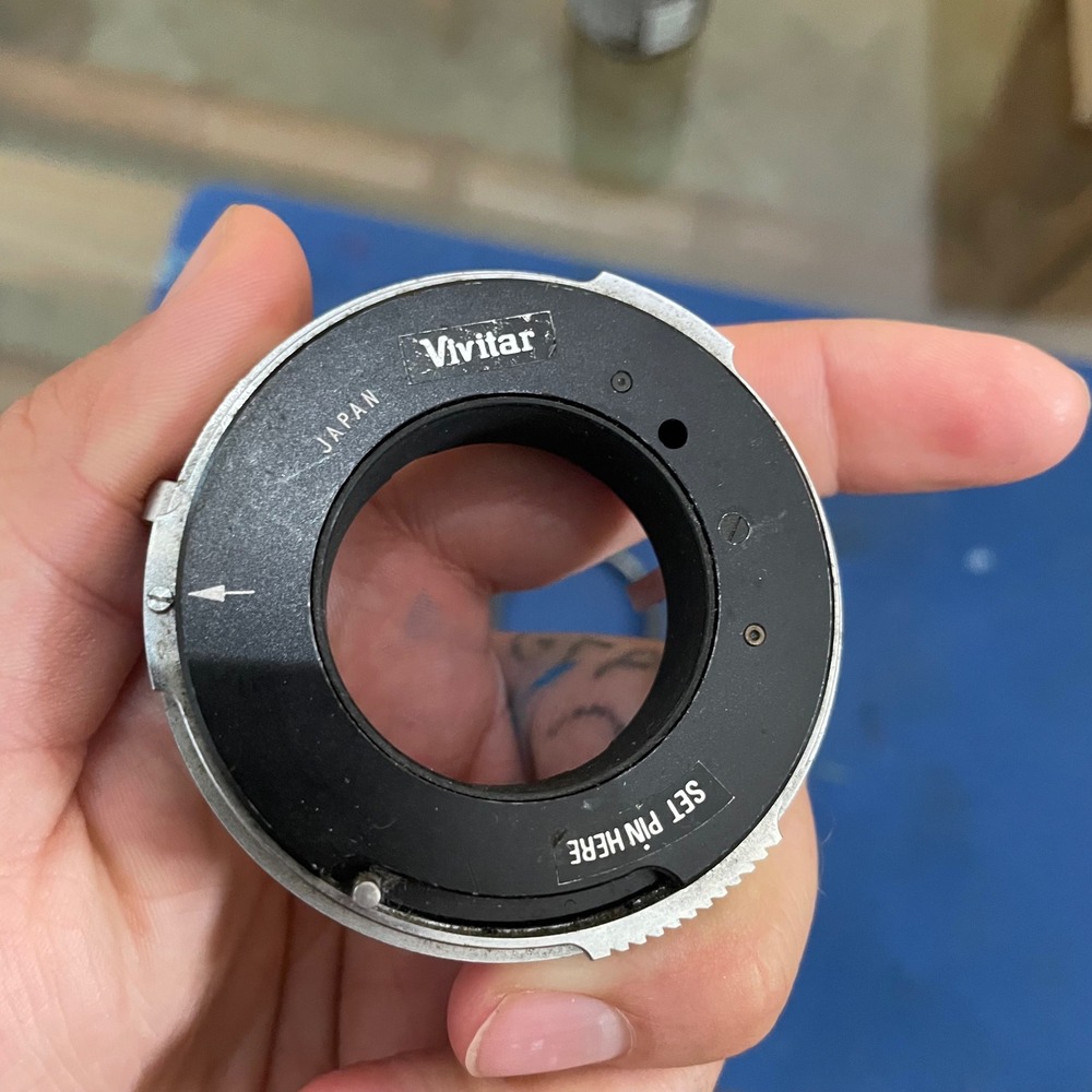 Vivitar Camera Lens Mount Adapter Japan with 55mm and 49mm Rings France